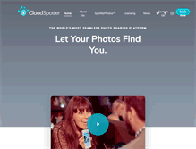 Tablet Screenshot of cloudspotter.com